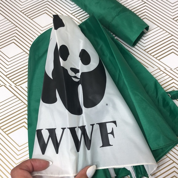 WWF unbrella in green and white - Picture 2 of 7